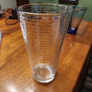 PASABAHCE 16 Oz Clear Glass Tumbler/Glass Highball In The Doro Pattern Set of 2